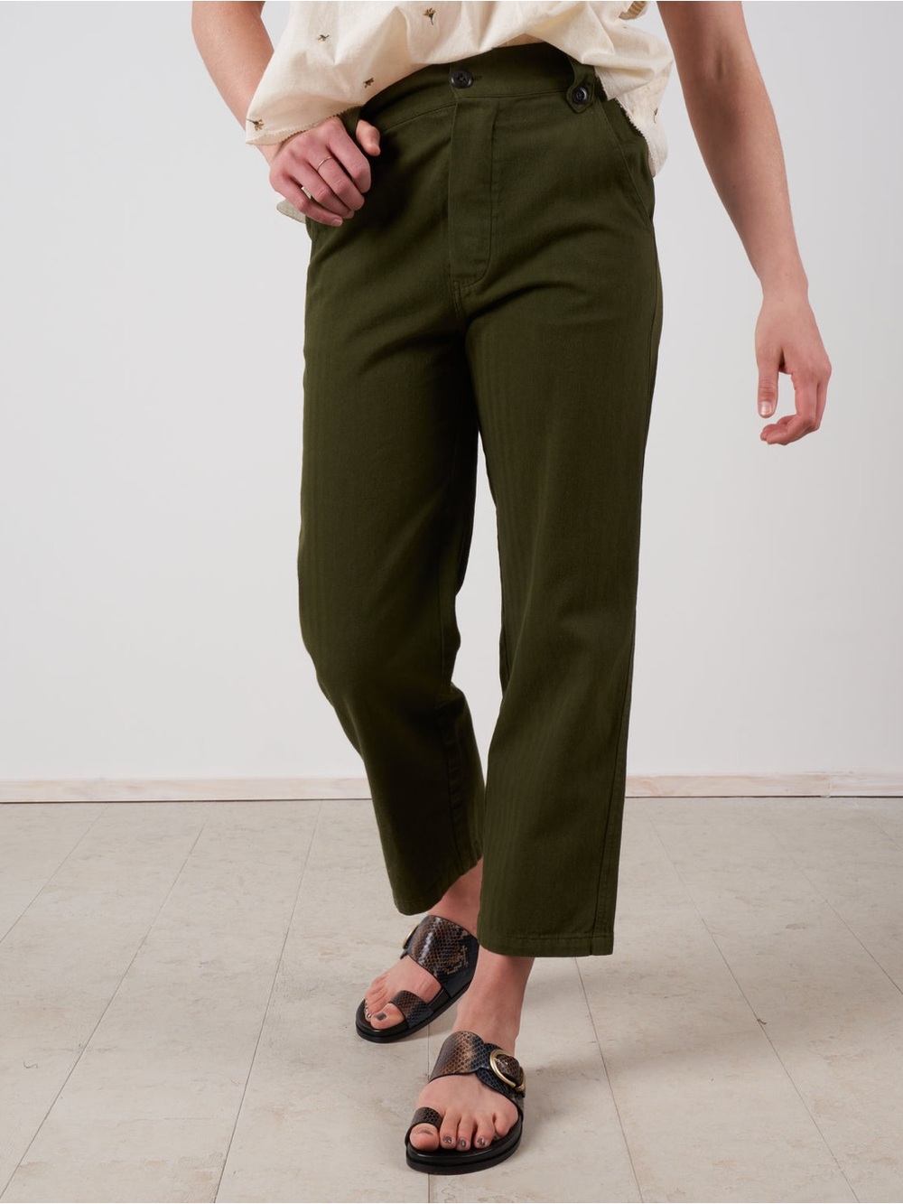 The Great
the highwaist trouser - army